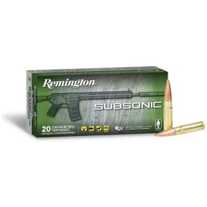 Remington Subsonic Rifle Ammunition .300 AAC Blackout 220gr OTFB 940 fps 20/ct