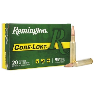 Remington Core-Lokt Rifle Ammunition 7mmx57 Mauser 140 gr PSP 2660 fps 20/ct