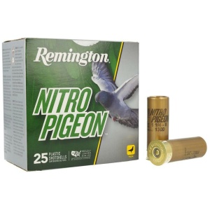 Remington Nitro Pigeon Shotshells 12ga 2-3/4" 1-1/4oz 1300 fps #8 25/ct