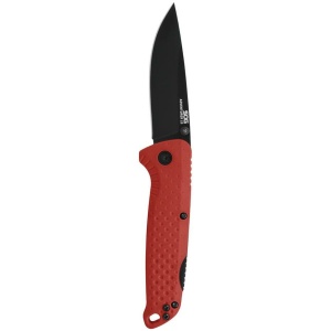 SOG Knives Adventurer LB Folding Knife 3" Drop Point Blade Red