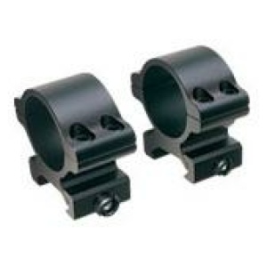 Tasco Angle-Loc Weaver-Style Aluminum Detachable Scope Rings 1" High Matte