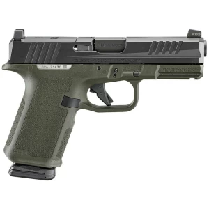 Ruger RXM Handgun 9mm Luger 15rd Magazines(2) 4" Barrel ODG Poly Frame Front Night Sight