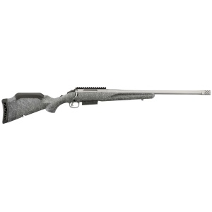 Ruger American Rifle Gen II 450 Bushmaster 3rd Magazine 20" Threaded Barrel Gray Splatter Stock