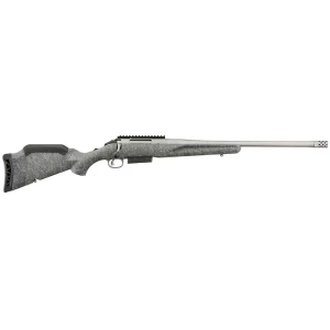 Ruger American Rifle Gen II 450 Bushmaster 3rd Magazine 20" Threaded Barrel Gray Splatter Stock