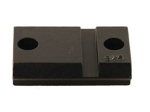Weaver Grand Slam Steel Top Mount Scope Base - Matte Black - #S46 - Anschutz 1568 FRONT #S46