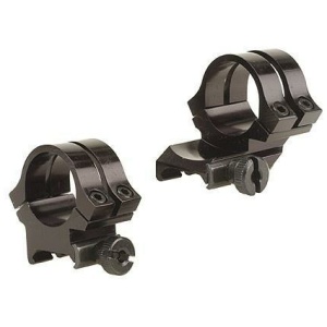 Weaver Quad Lock Detachable Scope Rings 1" High Extension - Black