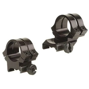 Weaver Quad Lock Detachable Scope Rings 1" High Extension - Black