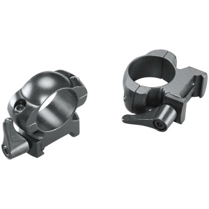 Weaver Grand Slam Leaver-Lok Top Mount Steel Scope Rings 1" High Matte