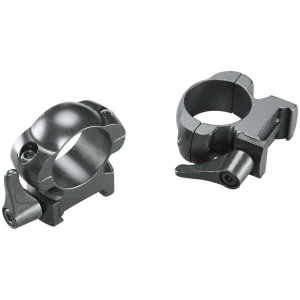 Weaver Grand Slam Leaver-Lok Top Mount Steel Scope Rings 1" High Matte