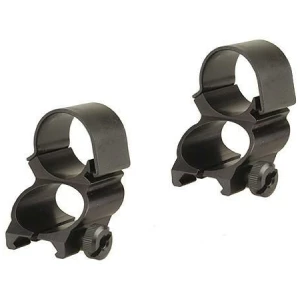 Weaver Detachable See-Thru Scope Rings - 1" Extension -Black