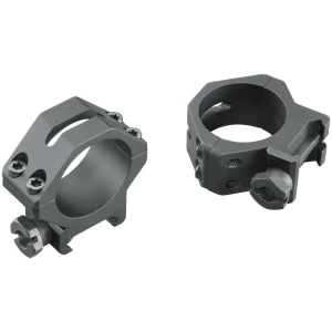 Weaver 4-Hole Tactical Picatinny Aluminum Scope Rings 30mm Low Matte