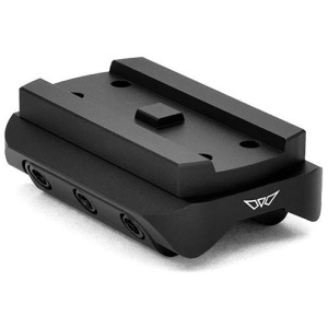 Warne Shotgun Rib Mount for Aimpoint T1-T2 Red Dot Black - MOUNT ONLY