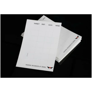 Warne Data Card Label Refills for Warne Skyline Precision Mount - 50/pk