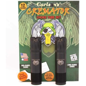 Carlson's Cremator Waterfowl Mid and Long Range Non-Ported Choke Tube for 12 ga Browning Invector Plus 2/ct