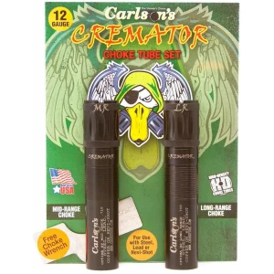 Carlson's Cremator Waterfowl Mid and Long Range Non-Ported Choke Tubes for 12 ga Beretta Optima HP .708 and .718 2/ct