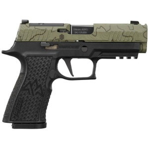 Sig Sauer P320-XTEN Endure Comp Handgun 10mm Auto 15rd Magazines(3) 3.8" Barrel Moss Green Slide Night Sights