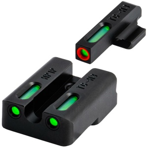 Truglo TFX Pro Handgun Sights for Canik TP9 Set Green with Orange Front Green Rear