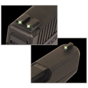 Truglo Tritium Sights Front & Rear Sig #8 Front/#8 Rear - Green Front/Rear Green