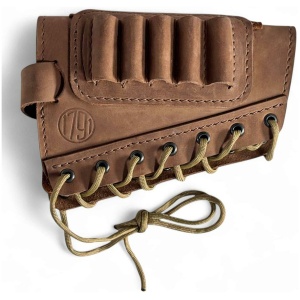 1791 HUNT Butt Cuff Ammo Holder Magnum Brown RH