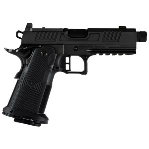 Alpha Foxtrot AF1911-Romulus MOS Adapter Handgun 9mm Luger 17(1) & 20rd(1) Magazines 4.25" Threaded Barrel DLC Black