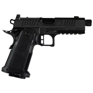 Alpha Foxtrot AF1911-Romulus MOS Adapter Handgun 9mm Luger 17(1) & 20rd(1) Magazines 4.25" Threaded Barrel DLC Black