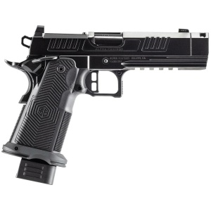 Alpha Foxtrot AF1911-ROMULUS Handgun 9mm Luger 20rd Magazines(5) 4.25'' Threaded Comp Barrel Black polished DLC