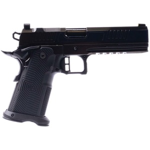 Alpha Foxtrot AF1911 Romulus Handgun 9mm Luger 17 & 20rd Magazines 5" Bull Barrel Polished DLC Black RMSc Cut