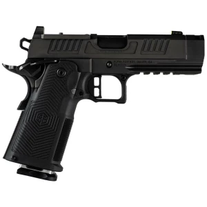 Alpha Foxtrot AF1911-Romulus Handgun 9mm Luger 20rd Magazines(5) 3.5" Compensated Threaded Barrel Black MOS Cut