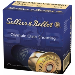 Sellier & Bellot Shotgun Ammunition 12 ga 2 3/4" 1 oz Sepcial Slug Sport 25/ct