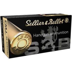 Sellier & Bellot Pistol & Revolver Ammo .38 Special 158 gr FMJ 50/ct