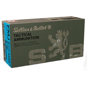Sellier & Bellot Subsonic Handgun Ammunition 9mm Luger 150gr FMJ 1000 fps 20/ct
