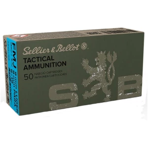 Sellier & Bellot Subsonic Handgun Ammunition 9mm Luger 150gr FMJ 1000 fps 20/ct