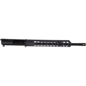 Wraithworks Billet Slick Side Aluminum Complete Upper Receiver - Black | .223 Wylde | 16" Barrel | 13.3" M-LOK Handguard