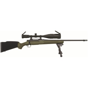 MOSSBERG PATRIOT 300WIN BL/ODG 24" SCPE