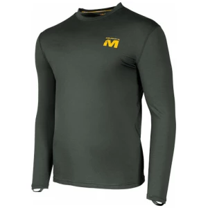 MUDDY DV8 STONEWOOL 200 LONG - SLEEVE CREW PEAT MOSS LARGE