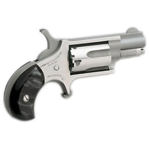 NORTH AMERICAN ARMS MINI 22LR REV 1-1/8 SS BLK PRL