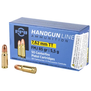 PPU 7.62 TOKAREV FMJ 85GR 50/500