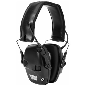 HOWARD LEIGHT IMPACT SPORT - BLACK ELECTRONIC MUFF NRR22