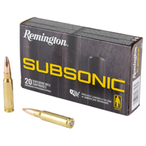 REM 308WIN SUBSONIC 205GR BHP 20/200
