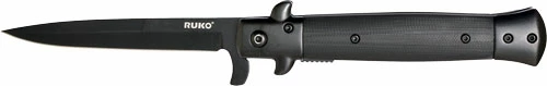RUKO FOLDER BLACKOUT SPRING - ASSIST 4" G10 CLAMSHELL