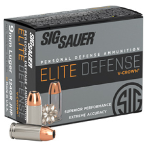 SIG AMMO 9MM 124GR JHP 20/200