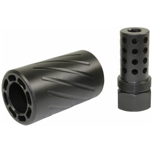 GUNTEC AR 300 BLACKOUT MUZZLE - COMP & QD BLAST SHIELD