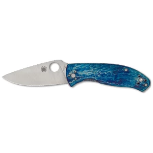 SPYDERCO TENACIOUS TI DISRY BLU/SLV