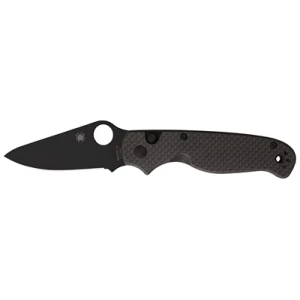 SPYDERCO BUTTONUP CF PE 3.27" BLK