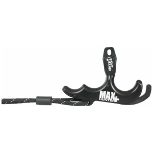 T.R.U. BALL RELEASE MAXHUNTER+ - HAND HELD 3-FINGER THUMB BLACK