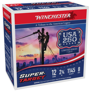 WINCHESTER TARGET 12GA 2.75" - 1-1/8OZ #8 1145FPS 250RD CASE