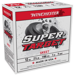 WINCHESTER TARGET 12GA 2.75" - 1OZ #9 1180FPS 250RD CASE LOT