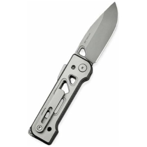 WE KNIFE TYRO 2.91" GRAY - TITANIUM STONEWASH SUPERLOCK