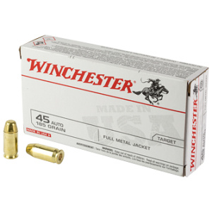 WIN USA TRGT 45AUTO 185GR FMJ 50/500