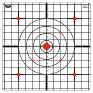 B/C TARGET EZE-SCORER PAPER - 12" SIGHT-IN PAPER 13 TARGETS